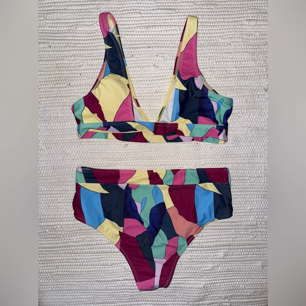 Multi-Color High Waist Bikini